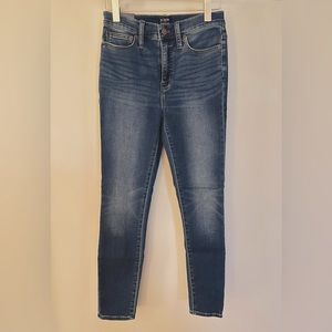 J.Crew 10" highest-rise cozy skinny jegging in schooner wash, Size 26